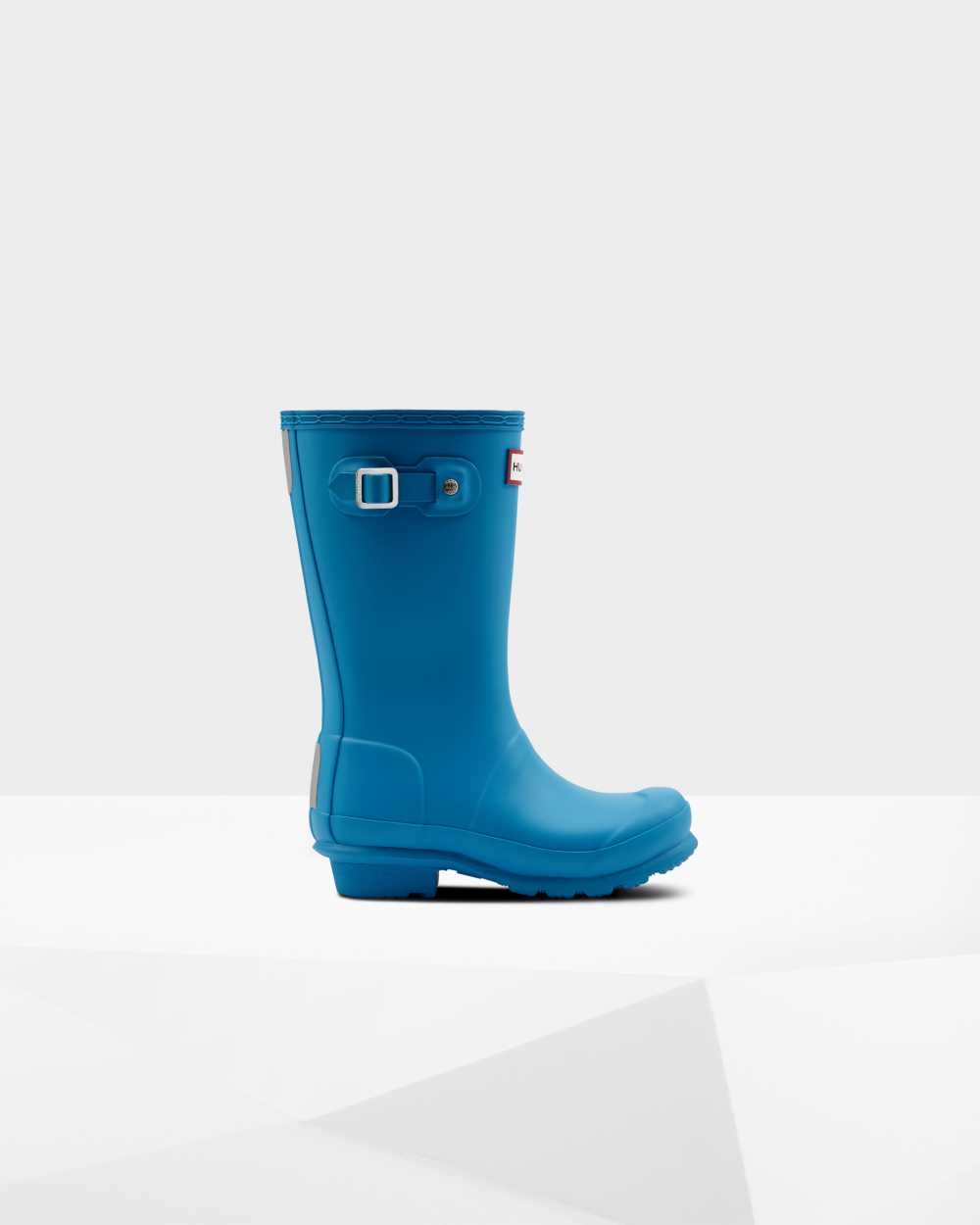Hunter Original Big Kurze Gummistiefel Kinder - Hunter Stiefel Mit Mittelhohe Blau | Deutschland 608